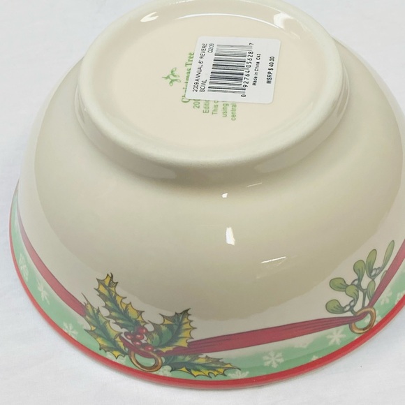 SPODE CHRISTMAS TREE 6” CANDY DISH BRAND NEW IN BOX - Picture 10 of 10